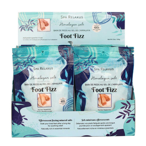 Wholesale Himalayan Salt Foot Fizz  (100 g) - Displayer of 12