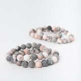Wholesale Pink Zebra Jasper Bracelet by Earth Creations