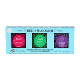 Wholesale Moroccan Oil Black Triple Milled Soap 3-Piece Gift Set