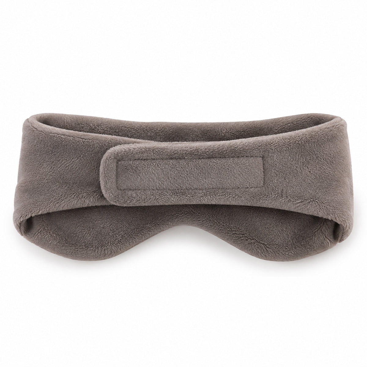 Lavender hot and cold eye mask with soft microfleece cover; lavender eye mask with removable clay bead inner pack; microwaveable lavender clay bead eye mask; chilled lavender eye mask for cooling comfort; soft lavender-scented eye mask with adjustable strap; hot and cold eye mask with lavender clay beads; reusable lavender eye mask for relaxation and travel; lavender eye mask with elasticized adjustable strap.