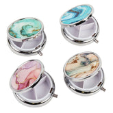 Wholesale Marble Round Pill Box Displayer of 24