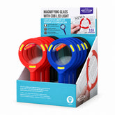 LED magnifying glass with 3.5x magnification COB LED magnifying glass with 100 lumen light Handheld magnifying glass with acrylic lens Illuminated magnifying glass for reading 3.5x magnifier with ergonomic handle Battery powered LED magnifying glass Magnifying glass for hobbies and inspections Scratch-resistant acrylic magnifying lens