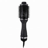 Black blow dry brush; Black Blow Dry Brush with dual bristles; lightweight blow dry brush for at-home styling; Black Blow Dry Brush showing control settings; blow dry brush with 6-foot cord; dual-bristle hair dryer brush; Black Blow Dry Brush for smooth voluminous styling; 1100 W Black Blow Dry Brush