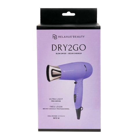 Relaxus Beauty Wholesale Ultra Violet Dry2Go Blow Dryer