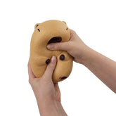 Mega Squish Sensory Capybara Toy; soft squishy capybara fidget toy; capybara squeeze toy for desk use; novelty capybara fidget toy; soft tactile capybara squeeze toy; Mega Squish capybara toy for casual fidgeting