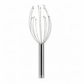 Brain Wave vibrating head massager 12-prong vibrating scalp massager Handheld vibrating head massage tool Battery-powered scalp massager Brain Wave scalp massager with long prongs Vibrating scalp relaxation tool 12-point head massager Cordless vibrating scalp massager