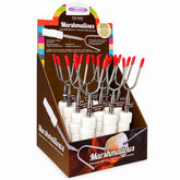 Marshmallow Camping BBQ Fork
34-inch extendable roasting fork
Stainless steel campfire roasting fork
Camping BBQ fork with cushion grip
Marshmallow roasting fork extended over campfire Retractable stainless steel roasting fork Camping fork with mesh storage cover Outdoor roasting fork for marshmallows and hot dogs
