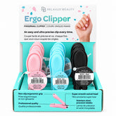 Ergo fingernail and toenail clippers
Stainless steel Ergo nail clippers Ergonomic nail clippers with swivel head
Nail clippers with non-slip grip Stainless steel precision nail clippers Pink Ergo nail clipper Blue Ergo nail clipper Black Ergo nail clipper Swivel head fingernail and toenail clipper