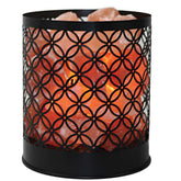 Wholesale Himalayan Salt Lamp Wrought Iron Design