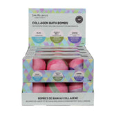 Wholesale Collagen Bath Bombs Displayer of 8