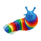 Senso Slug sensory toy; BPA-free sensory play toy; tactile sensory toy for kids; sensory toy for motor skill play; hands-on exploration toy for children; Senso Slug fidget-friendly toy