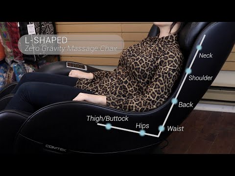 Wholesale L-Shaped Black Mini Zero Gravity Massage Chair