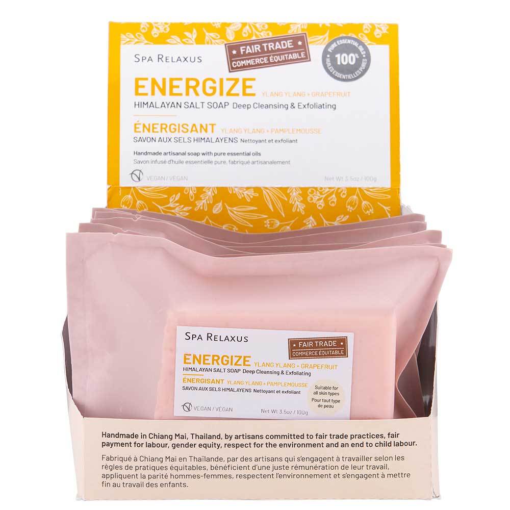 Wholesale Himalayan Salt Soap - Displayer of 6