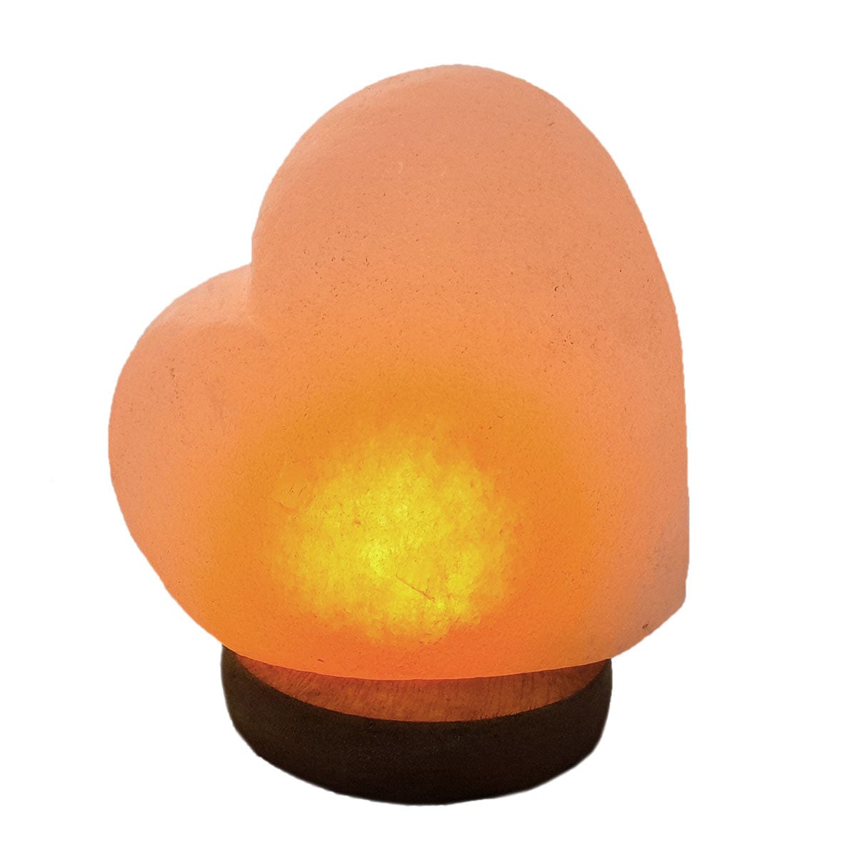 Wholesale Mini Amber Heart Himalayan Salt Lamp