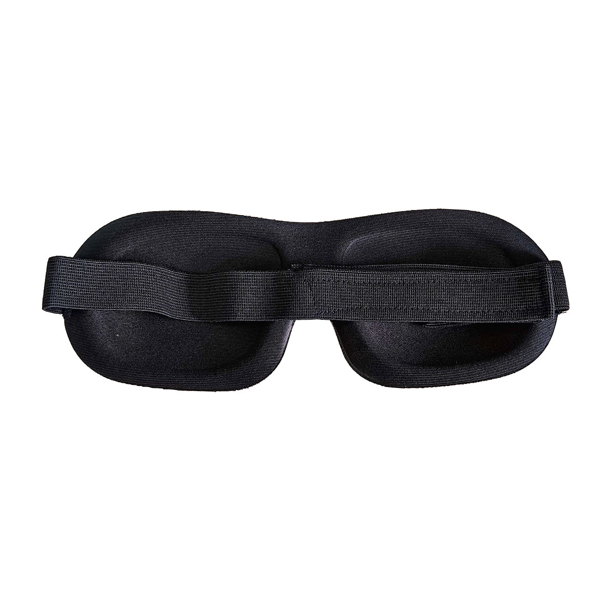 3D Sleep Mask with contoured eye cups; front view of 3D blackout sleep mask; side view showing raised eye cup design; adjustable Velcro strap on 3D Sleep Mask; lightweight polyurethane foam sleep mask; 3D Sleep Mask worn over the eyes; earplugs beside 3D Sleep Mask; contoured sleep mask packed for travel; raised eye cups providing space around lashes