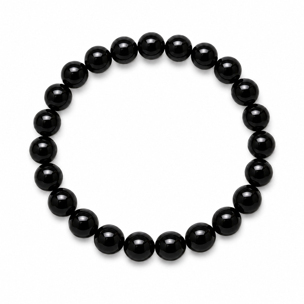 Obsidian gemstone bracelet; black volcanic glass bracelet; natural obsidian jewellery; grounding gemstone bracelet; black stone bead bracelet; obsidian bracelet for everyday wear