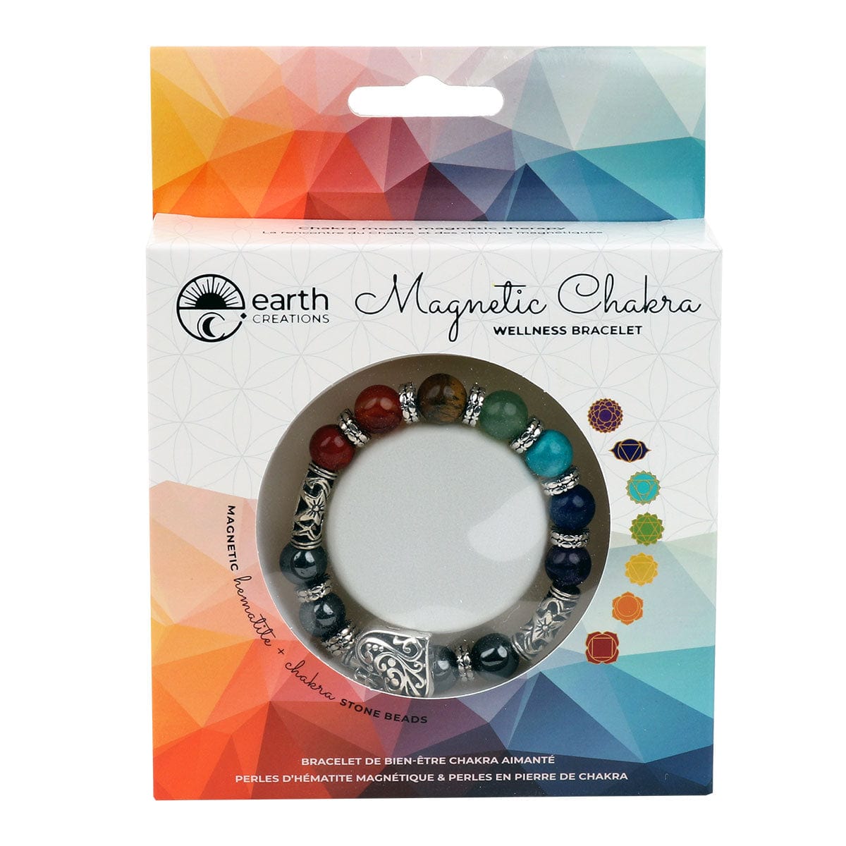 Wholesale Chakra Magnetic Bracelets Displayer of 6