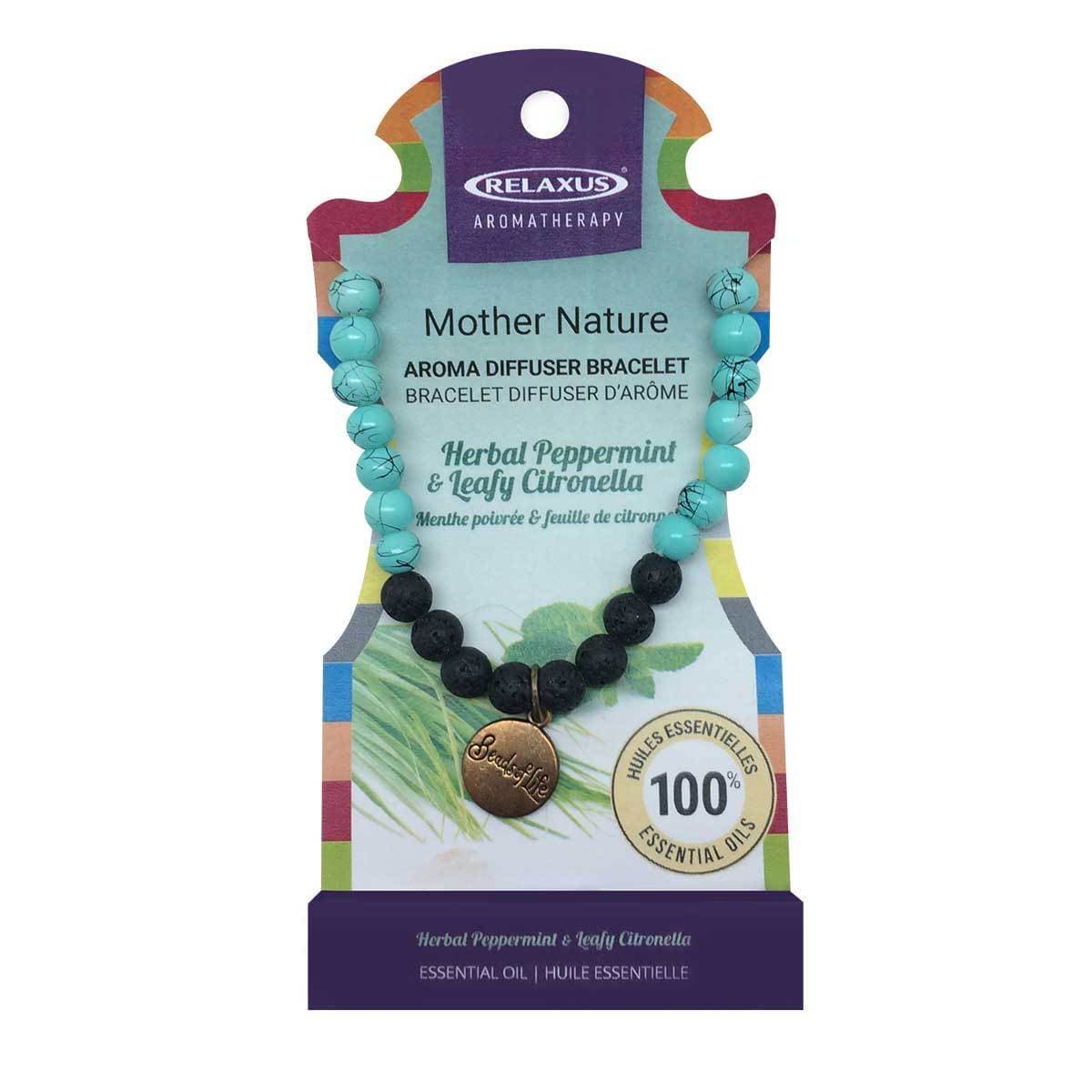 Wholesale Mother Nature Aroma Diffuser Bracelet Kit - Displayer of 24