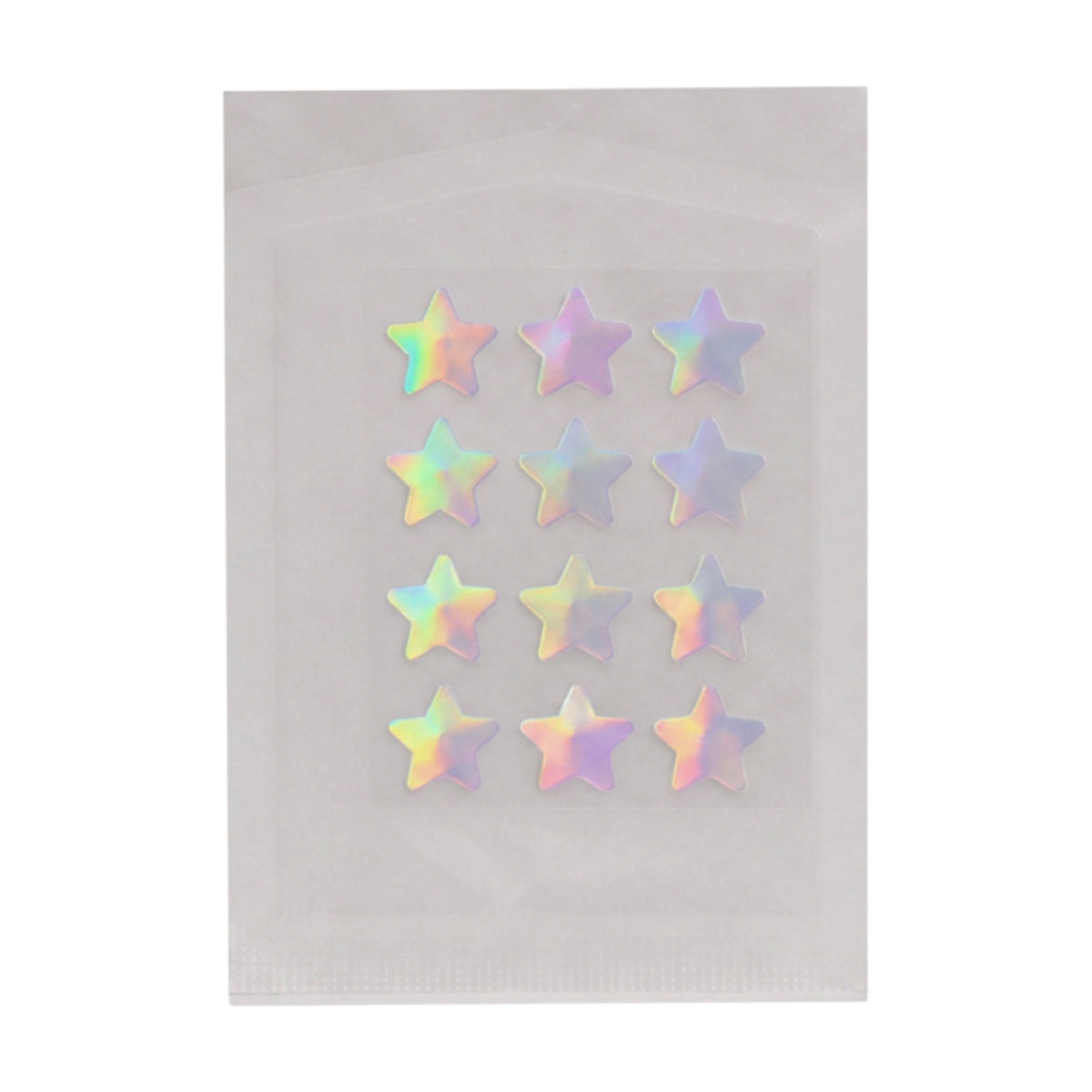 Bye Bye hologram hydrocolloid pimple and blemish patches
Hologram pimple patches in 8 mm and 13 mm sizes 48-count hologram hydrocolloid blemish patches
Hologram patch applied directly to a facial blemish Hydrocolloid pimple patches with tea tree, cica and calendula Two sizes of hologram blemish patches Vegan and cruelty-free hologram pimple patches
Hologram patches for targeted blemish care