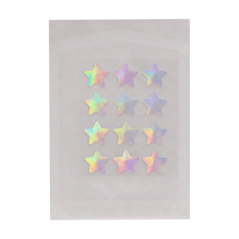 Bye Bye hologram hydrocolloid pimple and blemish patches
Hologram pimple patches in 8 mm and 13 mm sizes 48-count hologram hydrocolloid blemish patches
Hologram patch applied directly to a facial blemish Hydrocolloid pimple patches with tea tree, cica and calendula Two sizes of hologram blemish patches Vegan and cruelty-free hologram pimple patches
Hologram patches for targeted blemish care