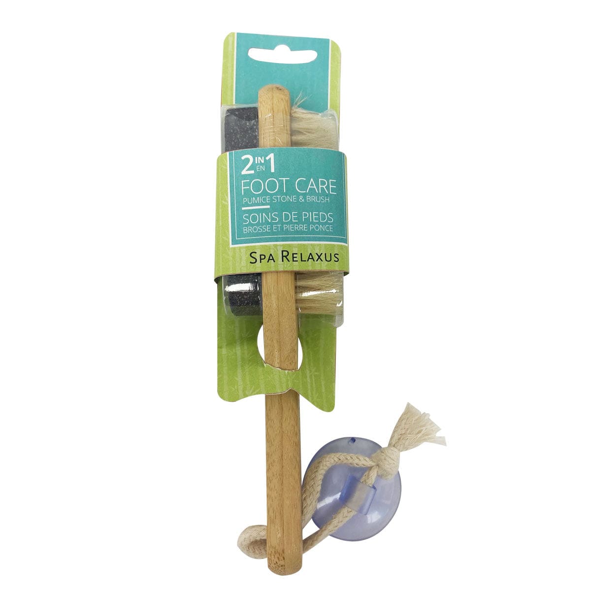 Wholesale 2-in-1 Foot Care Pumice Stone & Brush