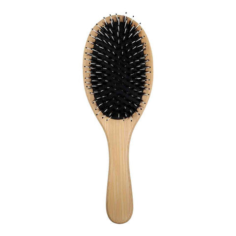 Wholesale Boar & Nylon Bristle Bamboo Hair Brush