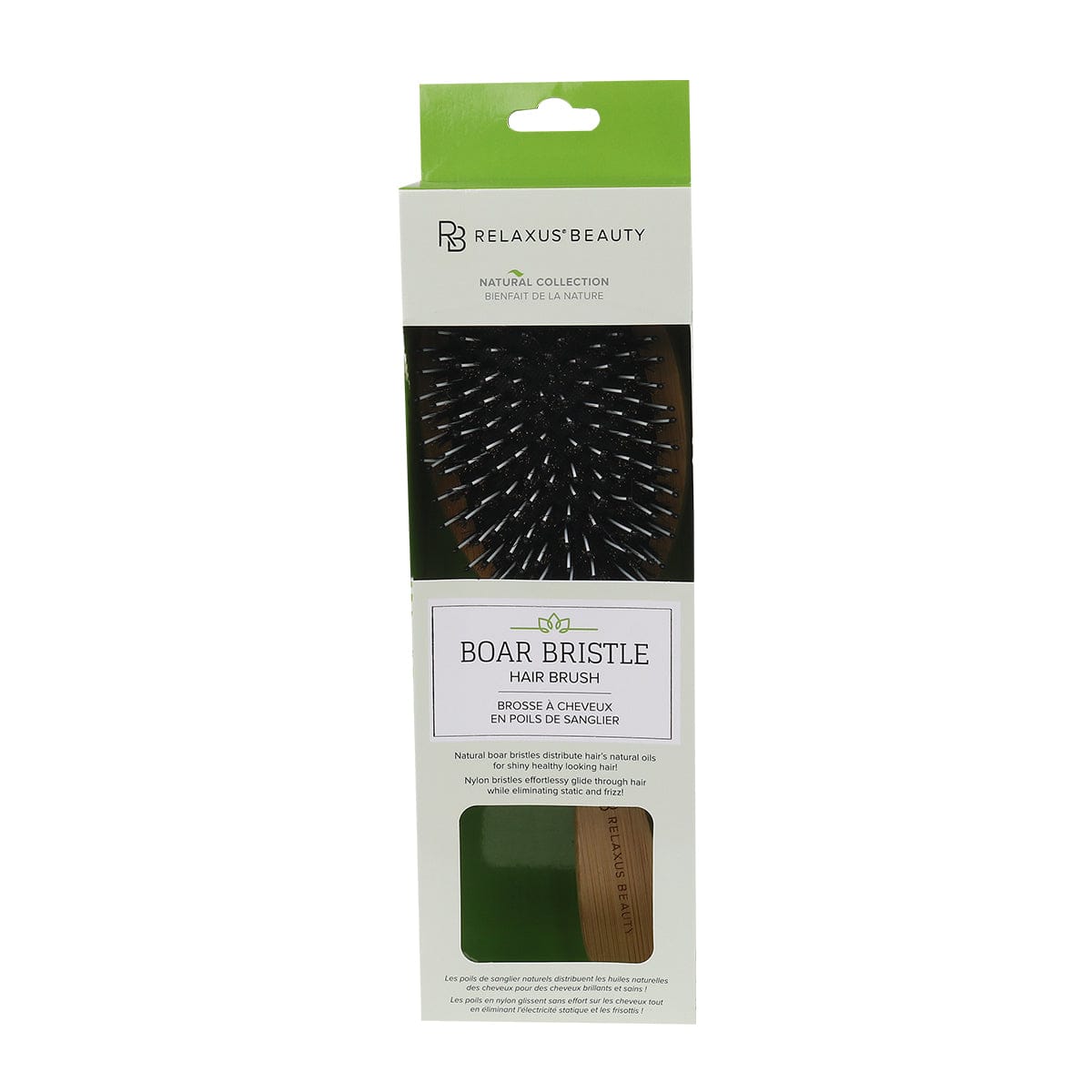 Wholesale Boar & Nylon Bristle Bamboo Hair Brush