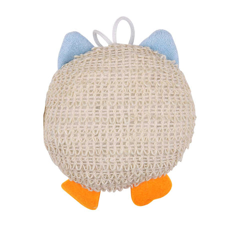 Wholesale Bath Sponge Friends - Owl (Blue/Pink)