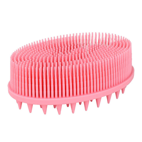 Wholesale Silicone Scalp & Body Brush (Blue & Pink) - Displayer of 12
