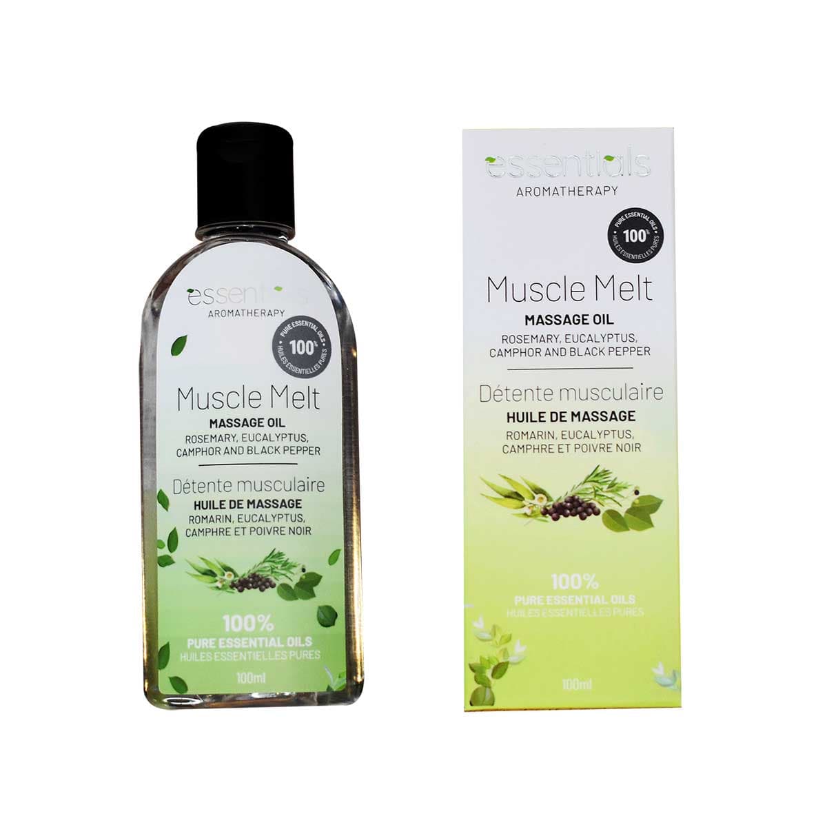 Wholesale Premium Herbal Body Massage Oils - Displayer of 12