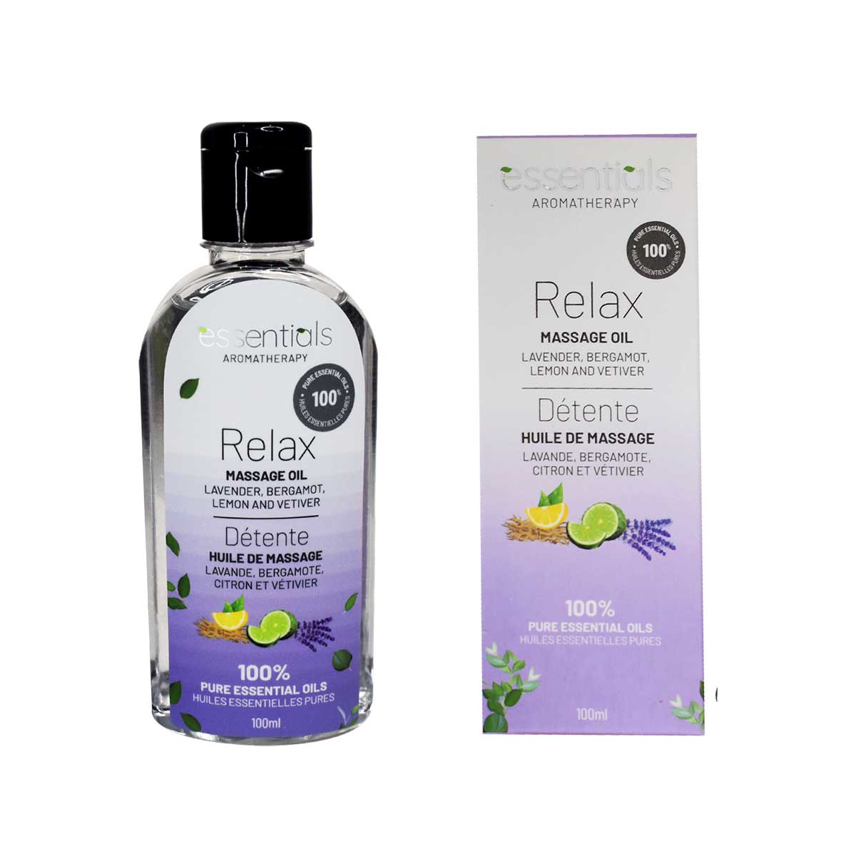 Wholesale Premium Herbal Body Massage Oils - Displayer of 12