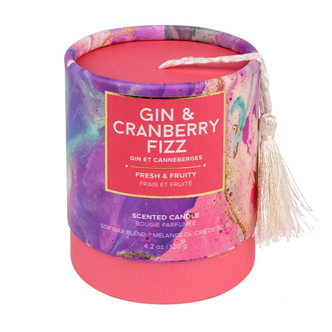 Wholesale Soy Wax Gin & Cranberry Fizz Scented Candle