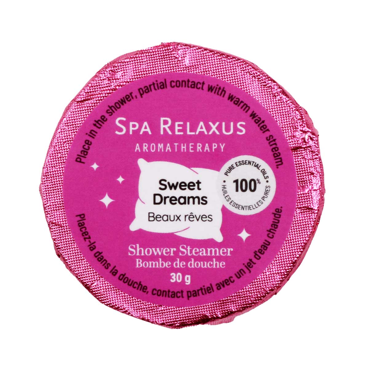 Wholesale Relax & Sleep Shower Steamers 6 Piece Gift Set (6 x 30 g) - Displayer of 6