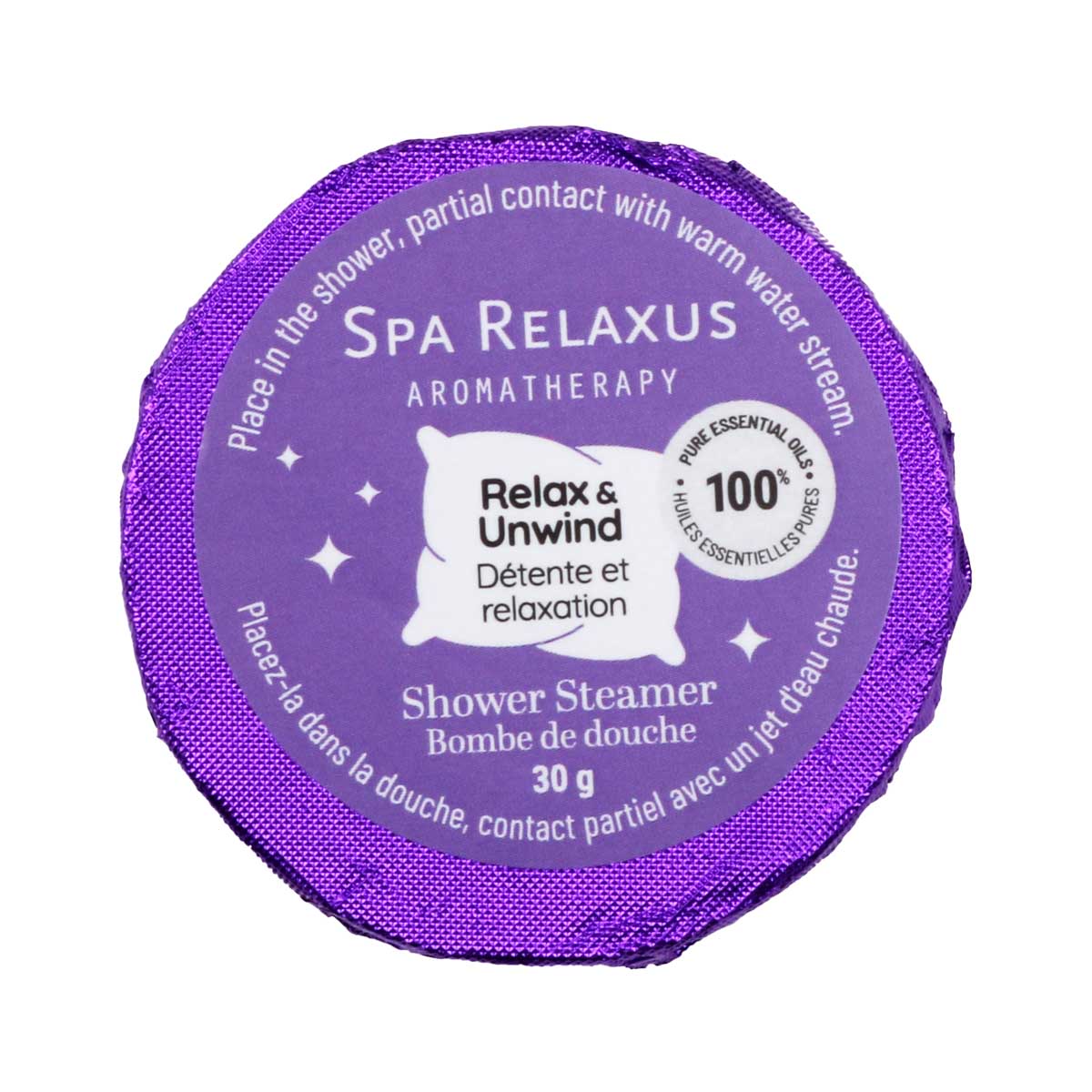 Wholesale Relax & Sleep Shower Steamers 6 Piece Gift Set (6 x 30 g) - Displayer of 6