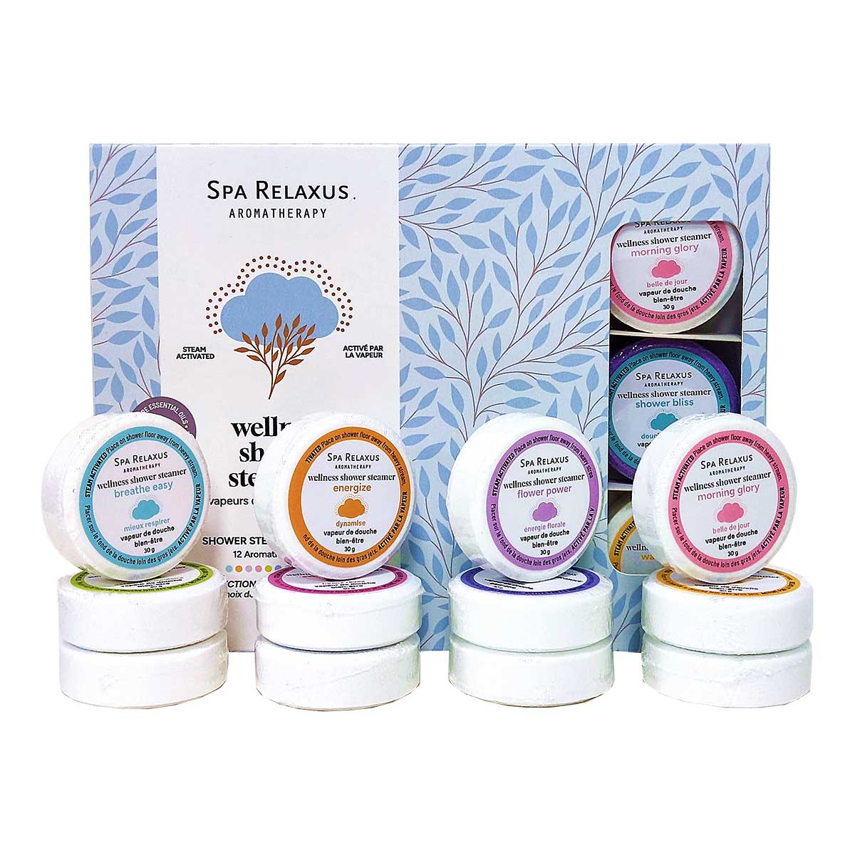 Wholesale Wellness Shower Steamers 12-Piece Gift Set