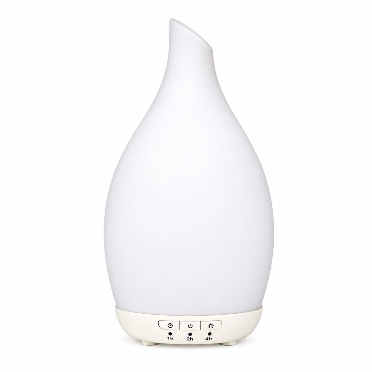 Greta Ultrasonic Diffuser with blown glass cover Essential oil diffuser with multi-coloured LED light 150 ml ultrasonic diffuser Blown glass aromatherapy diffuser Greta diffuser with LED lighting Ultrasonic essential oil diffuser on tabletop Decorative glass diffuser with timer settings
USB-powered Greta Ultrasonic Diffuser