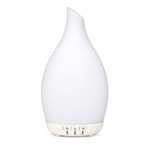 Greta Ultrasonic Diffuser with blown glass cover Essential oil diffuser with multi-coloured LED light 150 ml ultrasonic diffuser Blown glass aromatherapy diffuser Greta diffuser with LED lighting Ultrasonic essential oil diffuser on tabletop Decorative glass diffuser with timer settings
USB-powered Greta Ultrasonic Diffuser
