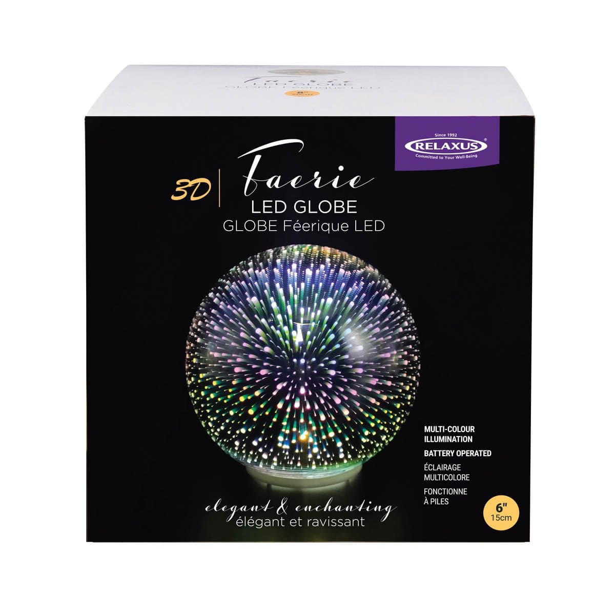 Wholesale 3D Faerie LED Globe (15 cm)