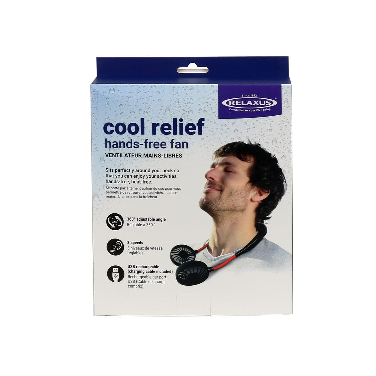 Wholesale Cool Relief Hands Free Fan Displayer of 6