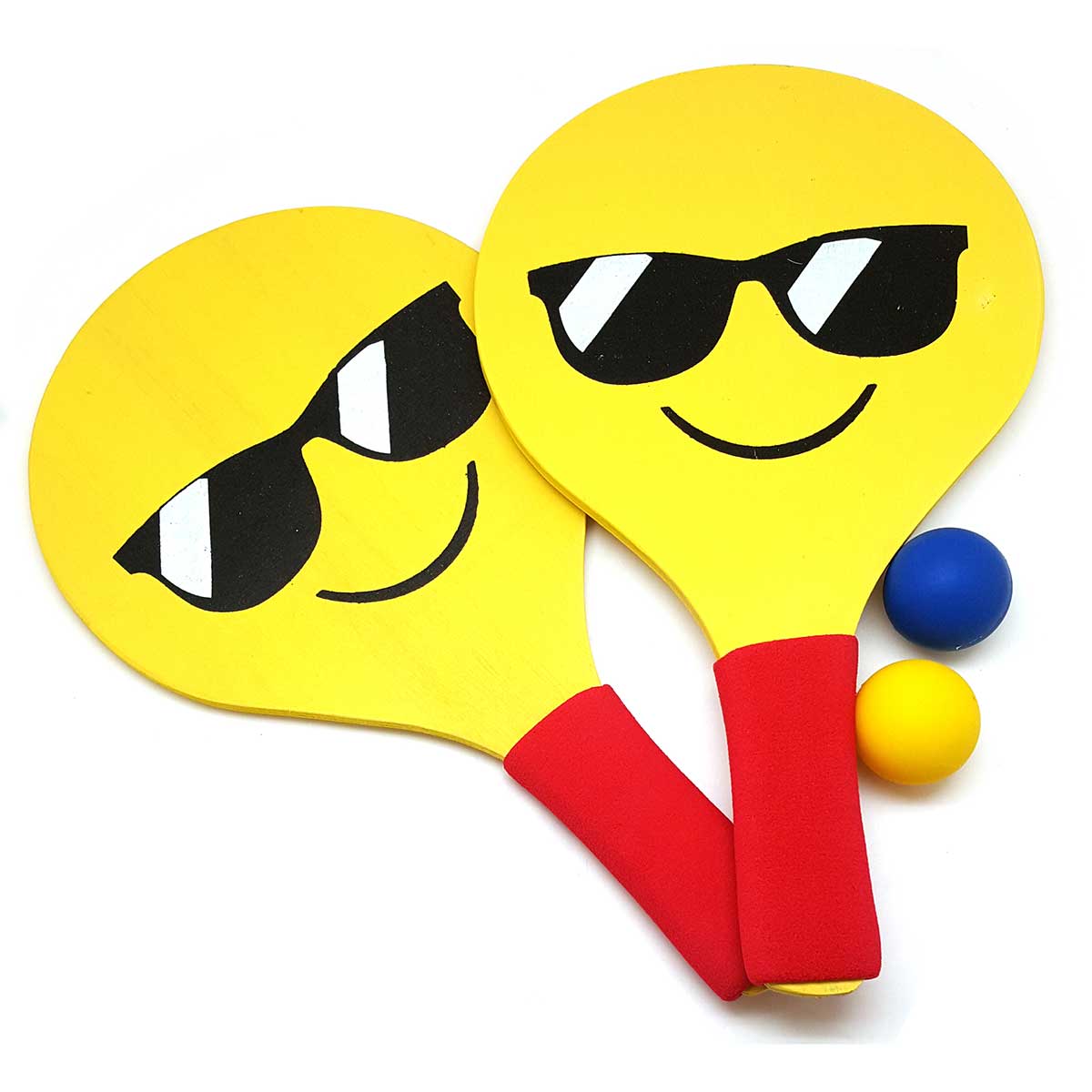 Wholesale Moji Paddle Ball Game Prepack of 12