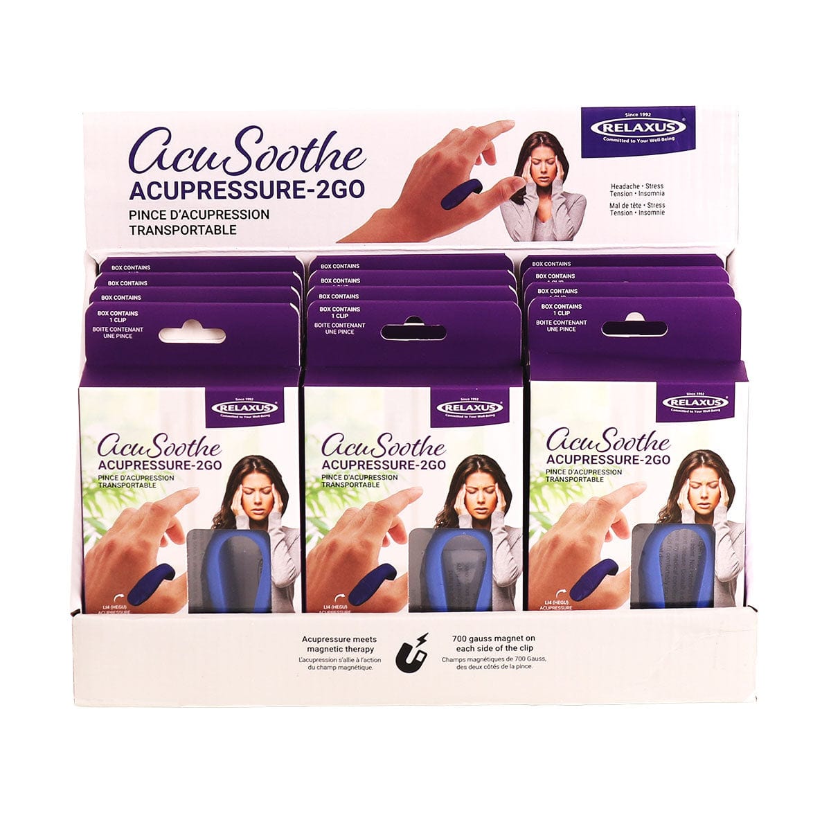 Wholesale Acu Soothe Acupressure-2Go - Displayer of 12