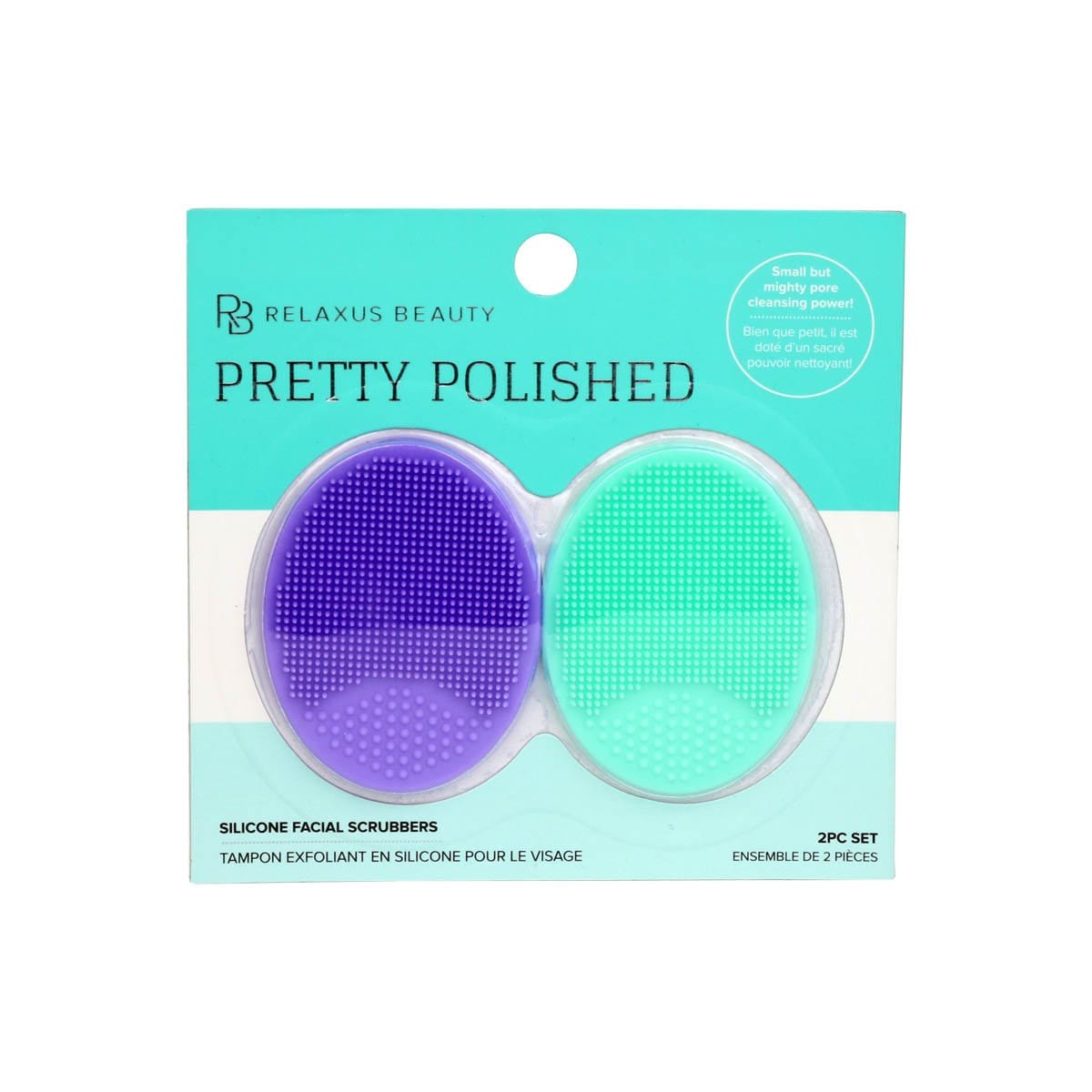 Wholesale Pretty Polished Silicone Facial Scrubber (Set of 2)