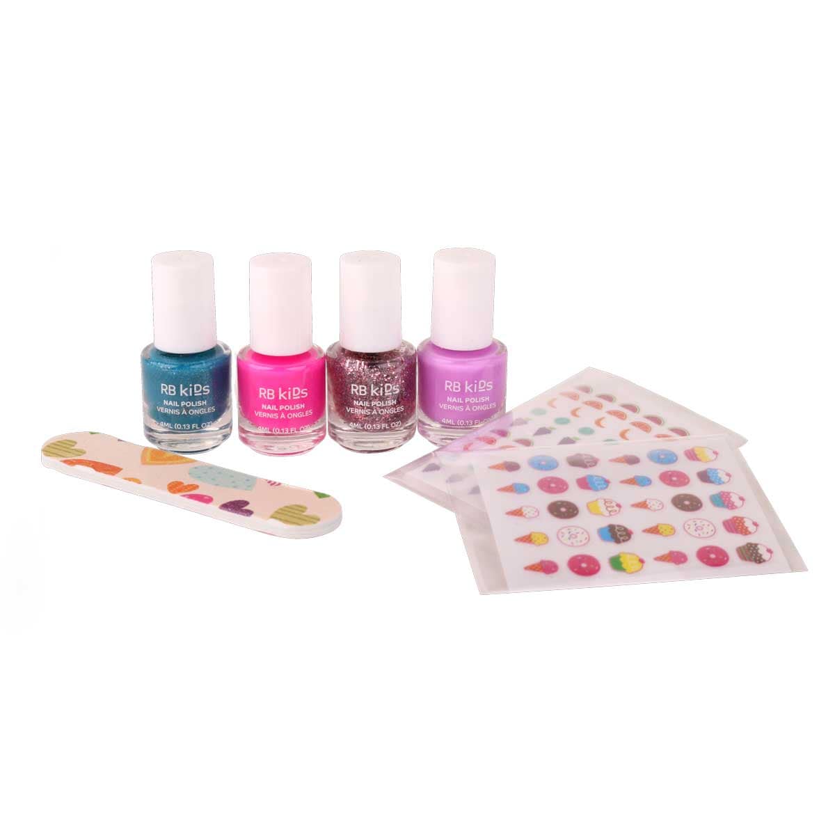 Wholesale RB Kidz Peel-Off Nail Polish Kit - Displayer of 6