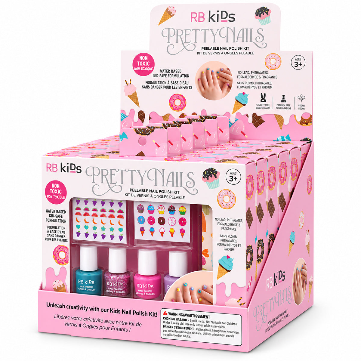 Kids peelable nail polish kit
Water-based kids nail polish set
Kids nail polish kit with stickers
Four-colour peelable nail polish set
Children's nail art kit with nail stickers
Kids nail polish with double-sided nail file 90-piece nail sticker and polish kit
Peel-off nail polish set for kids