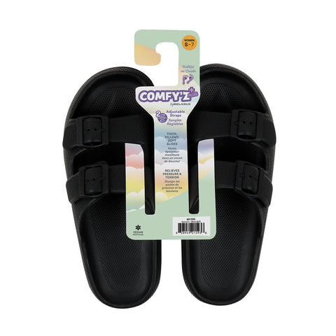 Wholesale Women's Vegan Comfy'z Plus Slides Package Deal (64 Pairs)