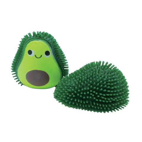 Guac Squeeze sensory fidget toy; avocado-inspired squishy fidget toy; soft TPR squeeze toy; BPA-free tactile fidget toy; compact sensory toy for desk use; Guac Squeeze toy for study breaks