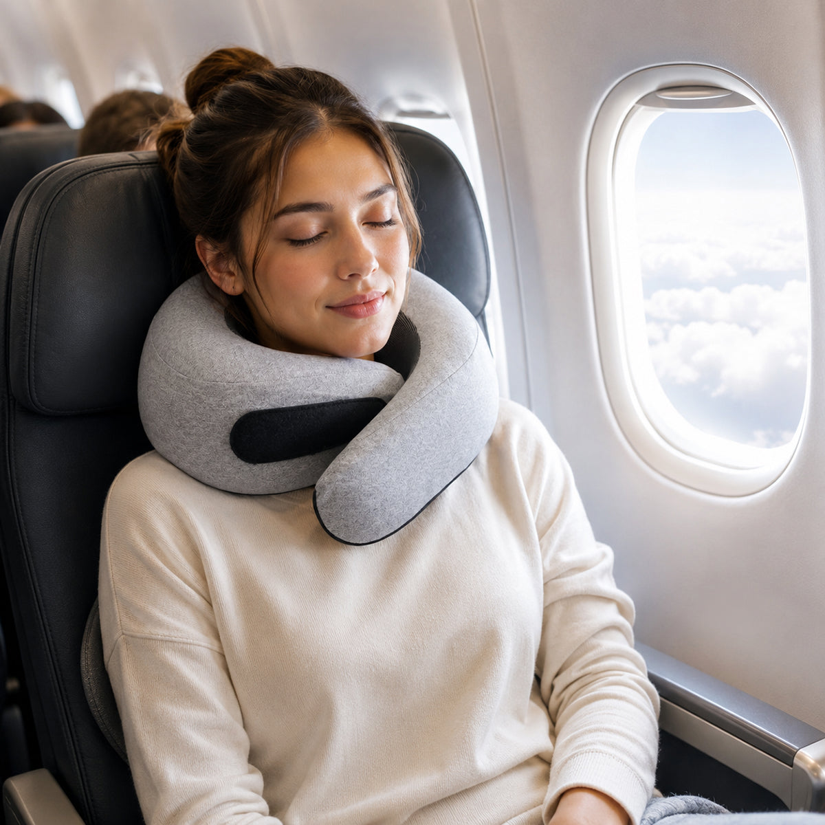 Wrapsody adjustable memory foam travel pillow Memory foam travel pillow with ergonomic raised sides Wrapsody travel pillow with front closure Adjustable neck pillow with breathable fabric Travel pillow with removable washable cover High-density memory foam neck pillow Wrapsody travel pillow with hook-and-loop closure
Compact memory foam travel pillow for home and travel