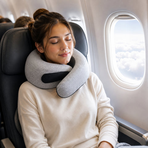 Wrapsody adjustable memory foam travel pillow Memory foam travel pillow with ergonomic raised sides Wrapsody travel pillow with front closure Adjustable neck pillow with breathable fabric Travel pillow with removable washable cover High-density memory foam neck pillow Wrapsody travel pillow with hook-and-loop closure
Compact memory foam travel pillow for home and travel