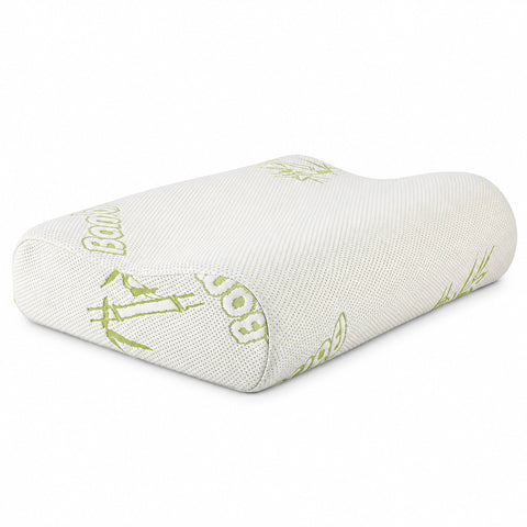 Neck Tech Premium memory foam pillow Queen-size contouring neck support pillow Neck Tech pillow for side and back sleepers Thermosensitive memory foam neck pillow Memory foam pillow with bamboo-blend cover 22 x 14 x 4 inch Neck Tech Premium pillow Contouring memory foam pillow with washable cover Neck support pillow with Space-foam technology