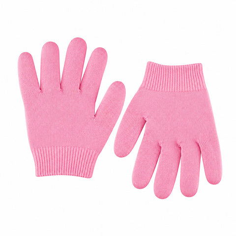 Moisturizing Spa Gloves Reusable gel-lined moisturizing gloves Hand treatment gloves with jojoba and olive oil Spa gloves with vitamin E and lavender oil Reusable moisturizing hand gloves Gel-lined gloves for dry-feeling hands Soft moisturizing spa gloves 20-minute reusable hand treatment gloves